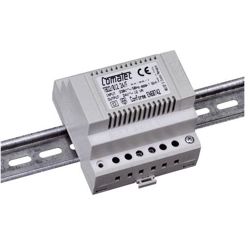 Transformateur 230 V AC - 12 V AC 2 A rail DIN 5 modules Comatec  TBD2/024.12/F5 - Conrad Electronic France