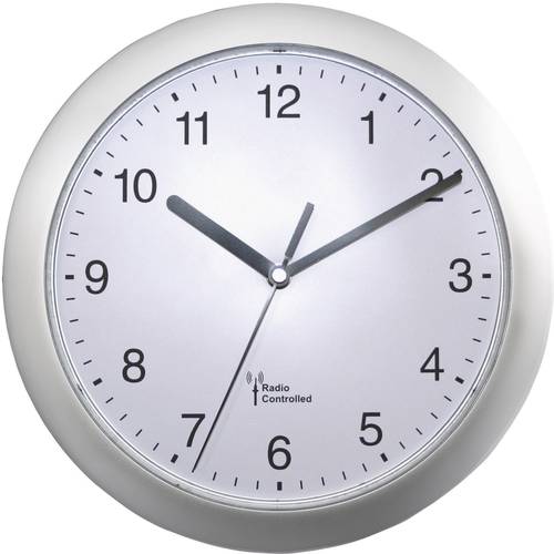 Horloge Murale Eurotime Radiopilot E Cm X Cm Argent