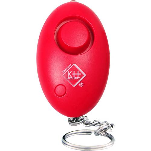 Kh-security Alarme de poche rose avec LED 100137