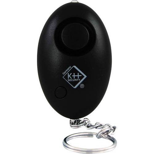 Kh-security Alarme de poche noir avec LED 100103B