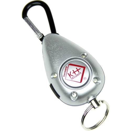 Khsecurity Alarme de poche argent avec LED 100190 Leroy Merlin