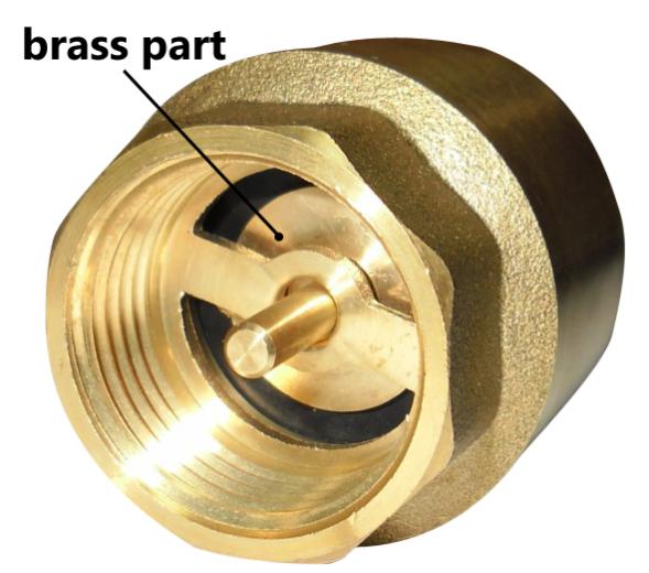Clapet Anti-retour En Laiton 3/8" – Siège Incliné, PN 10, Pour Installation Eau Chaude/froide - 3
