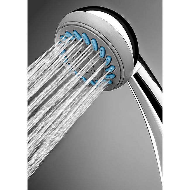 Alcachofa móvil 240mm para ducha cromado con sistema antical, ahorro de  agua y 3 funciones - Hiper Electrón