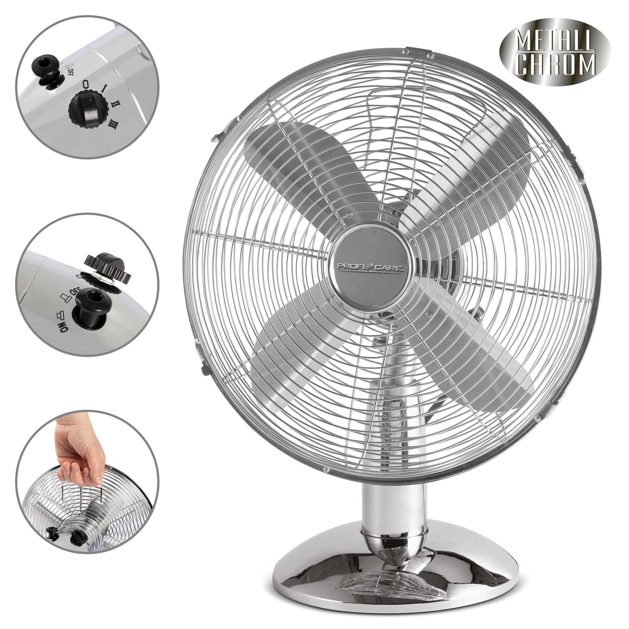 Ventilatore Da Tavolo Turbo Silenzioso 30dB - 4 Velocità, Oscillante, Timer 12h E Telecomando