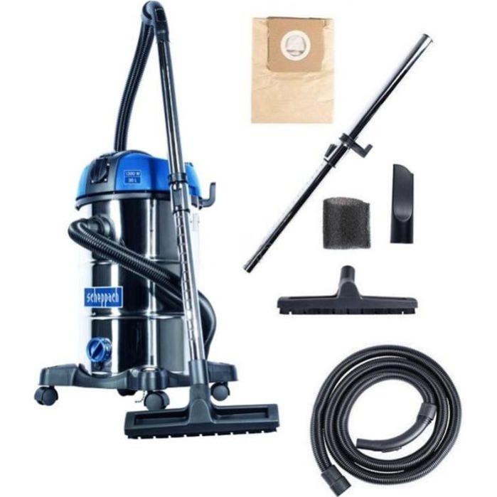 Aspiraliquidi SCHEPPACH 30L - 1300W - NTS30 Premium | Leroy Merlin