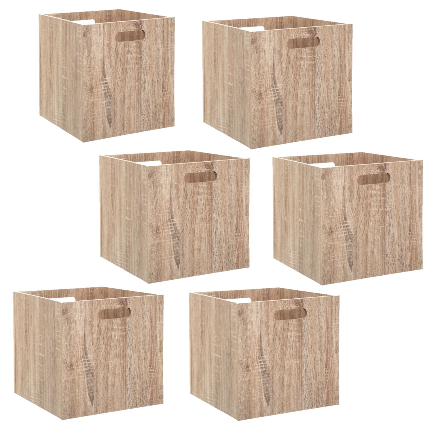 Caisse de rangement coloris bois  Paniers / Boîtes de rangement