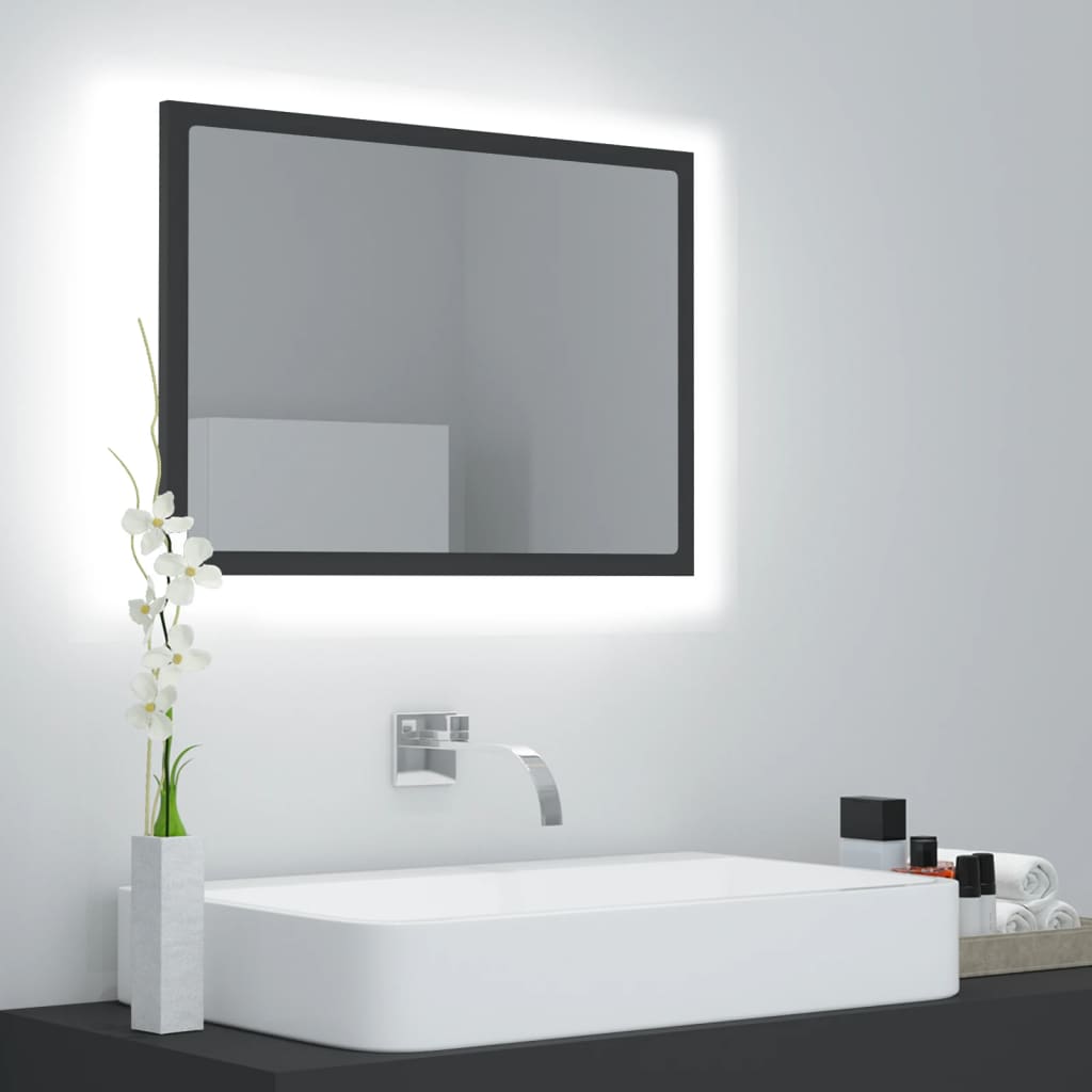 VidaXL Specchio da Bagno con Luci LED 20x40 cm