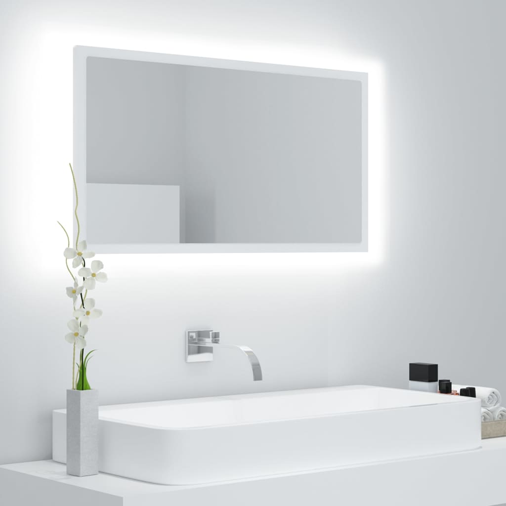 vidaXL Specchio da Bagno con Luci LED 30x50 cm - vidaXL - Idee regalo