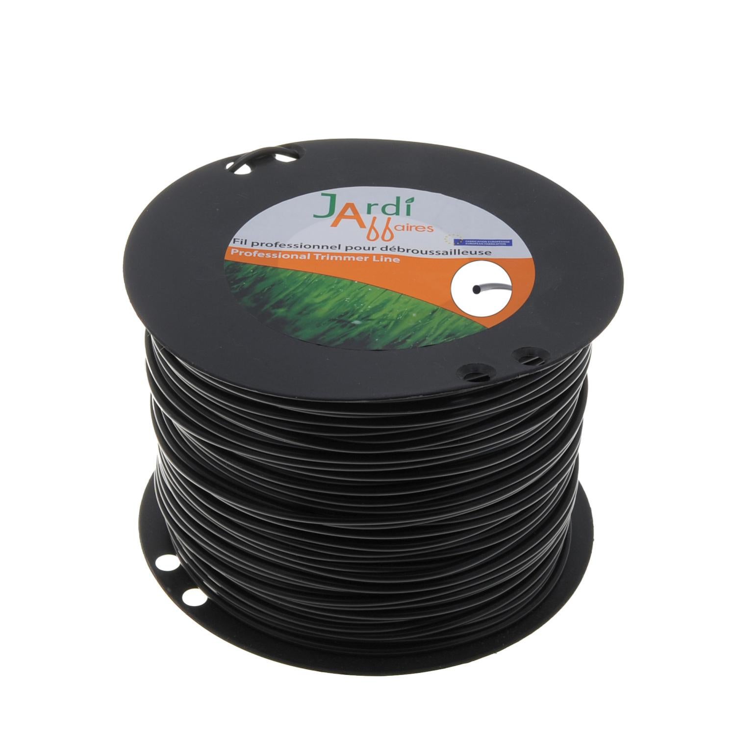 Bobine De Fil Coupe-bordure Nylon 3mm 68 M - Fil Rond Renforcé, Pour Débroussailleuse, Tondeuse, Mauvaises Herbes