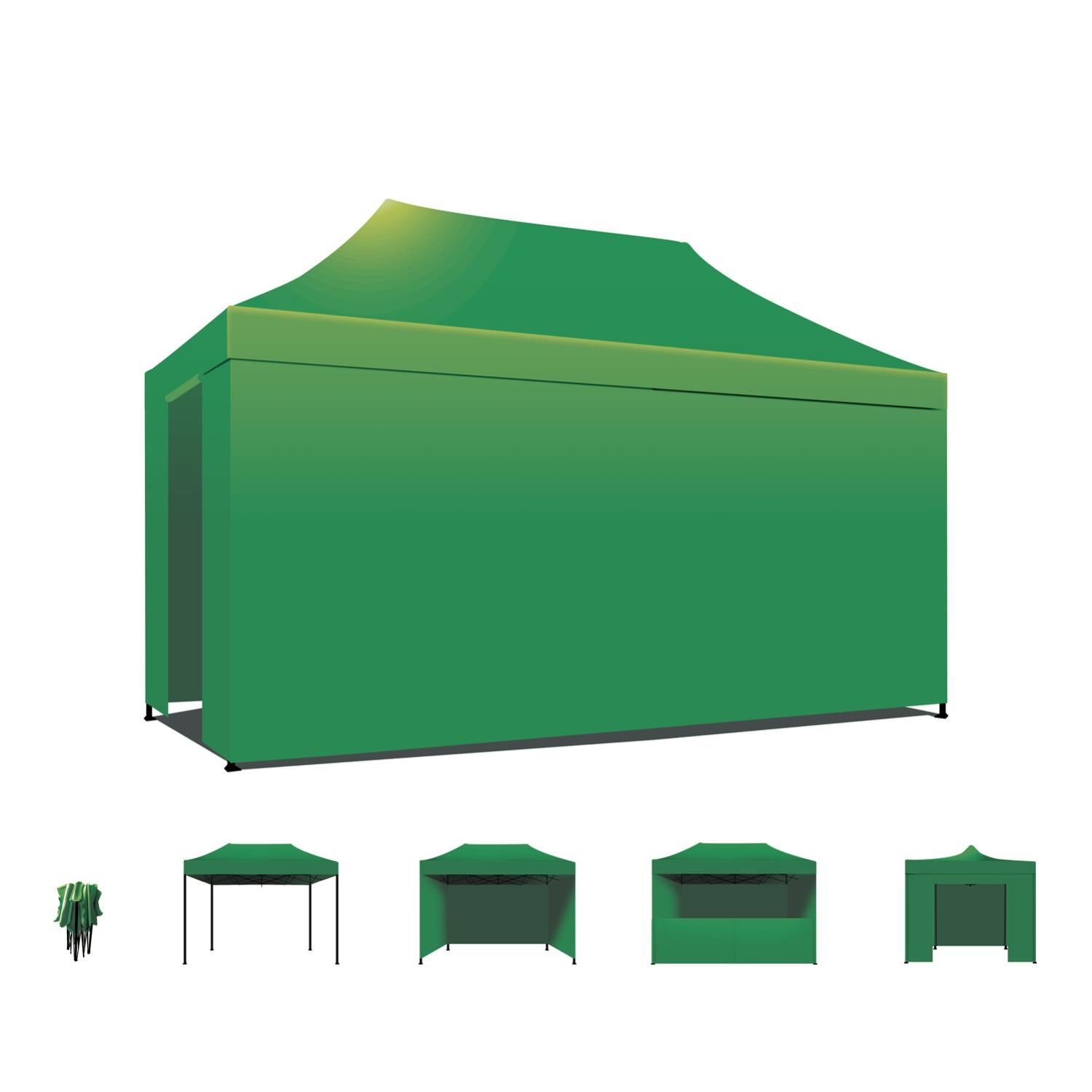 Tente De Jardin / Gazebo 3x4,5 Mt Pliable Et Imperméable Pour Les