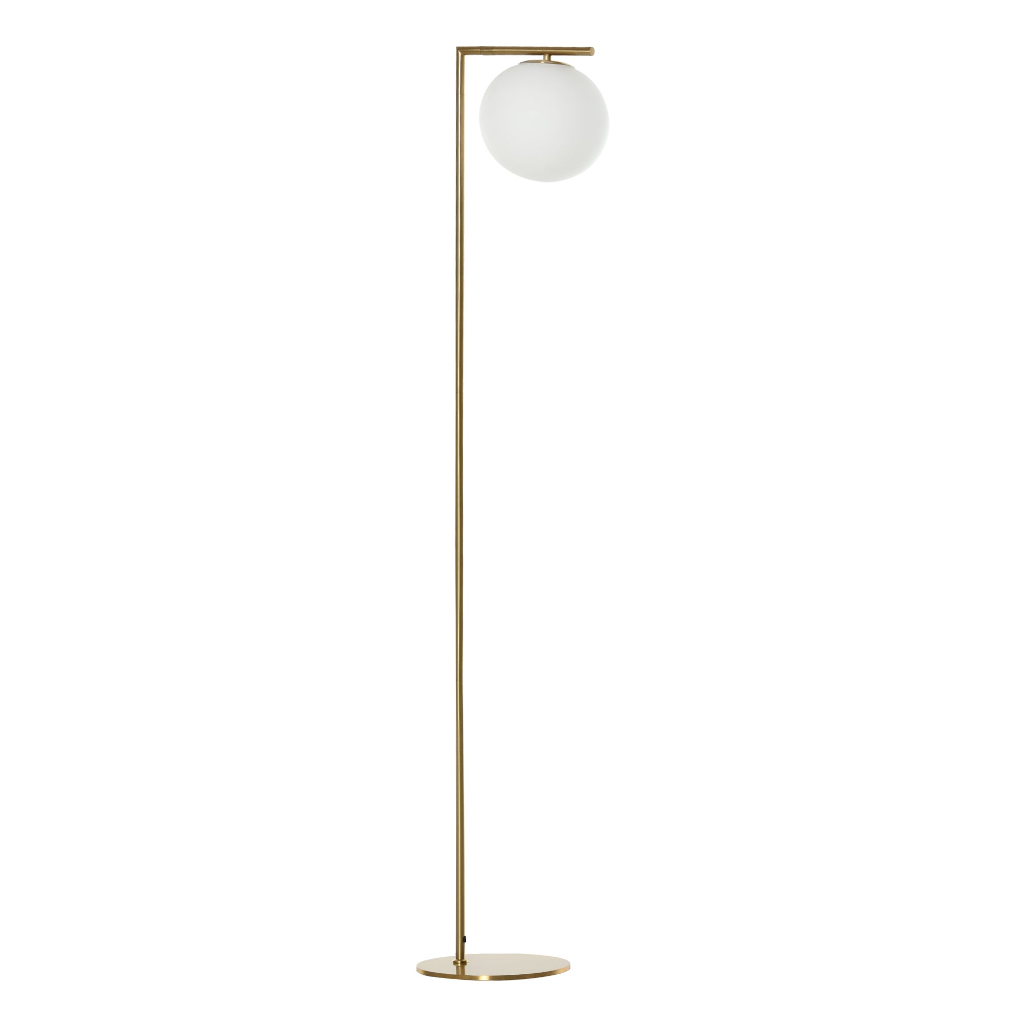 Lampadaire design en métal doré - Pure