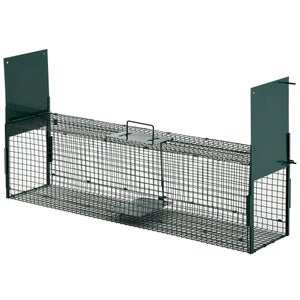 Cage à chat galvanisée 37x75x34 cm