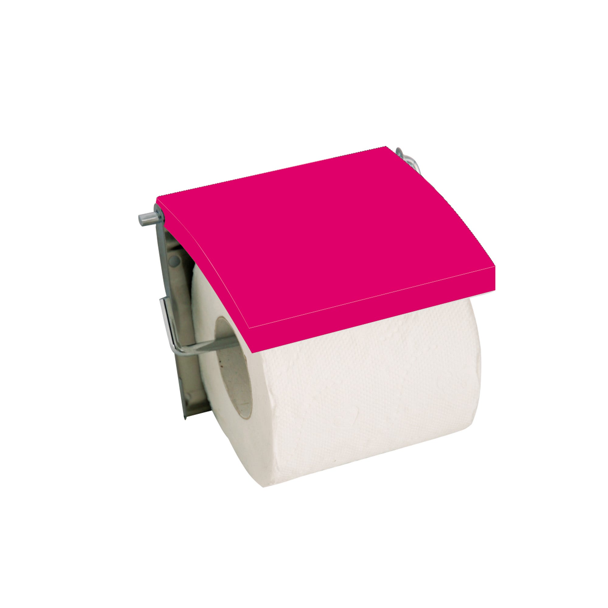 Meuble de rangement dérouleur papier WC - MDF - Blanc