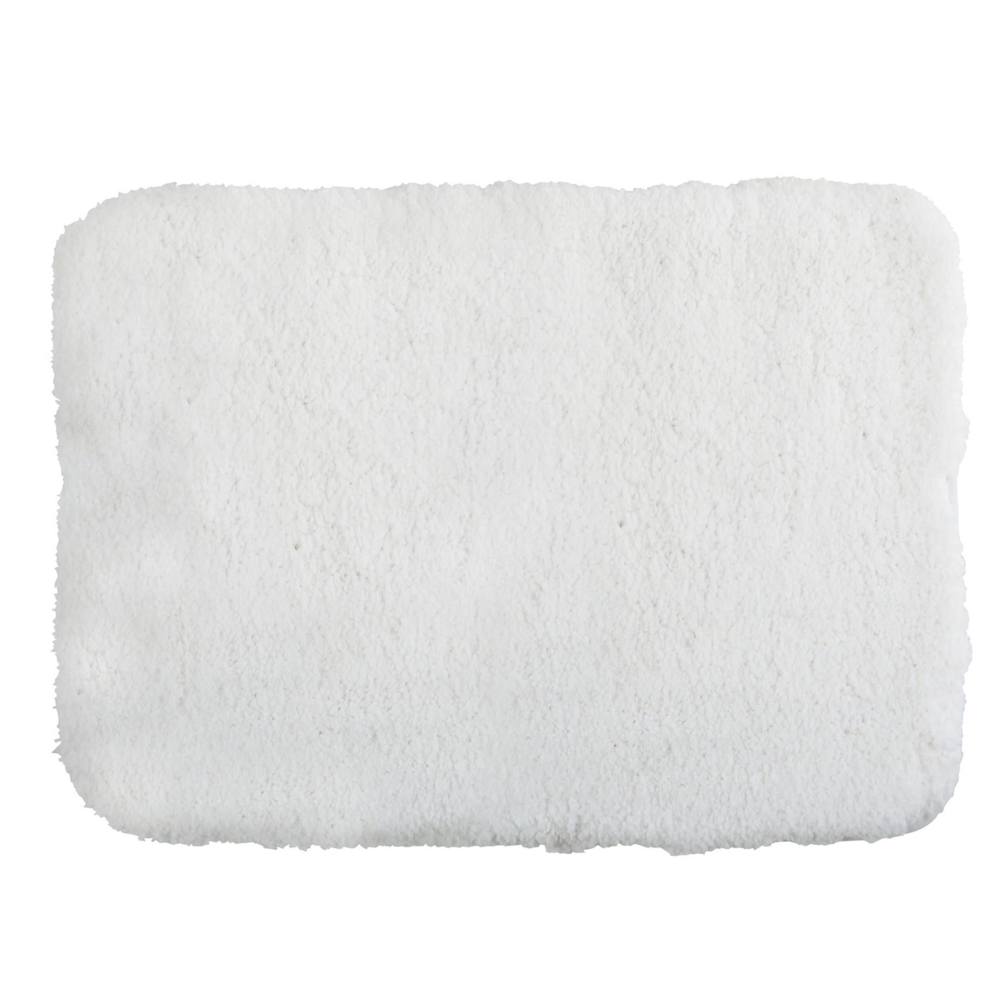Tappetino Da Bagno In Microfibra MSV 45x75 Cm | Bianco E Nero, Asciugatura Rapida E Morbido, Design Moderno
