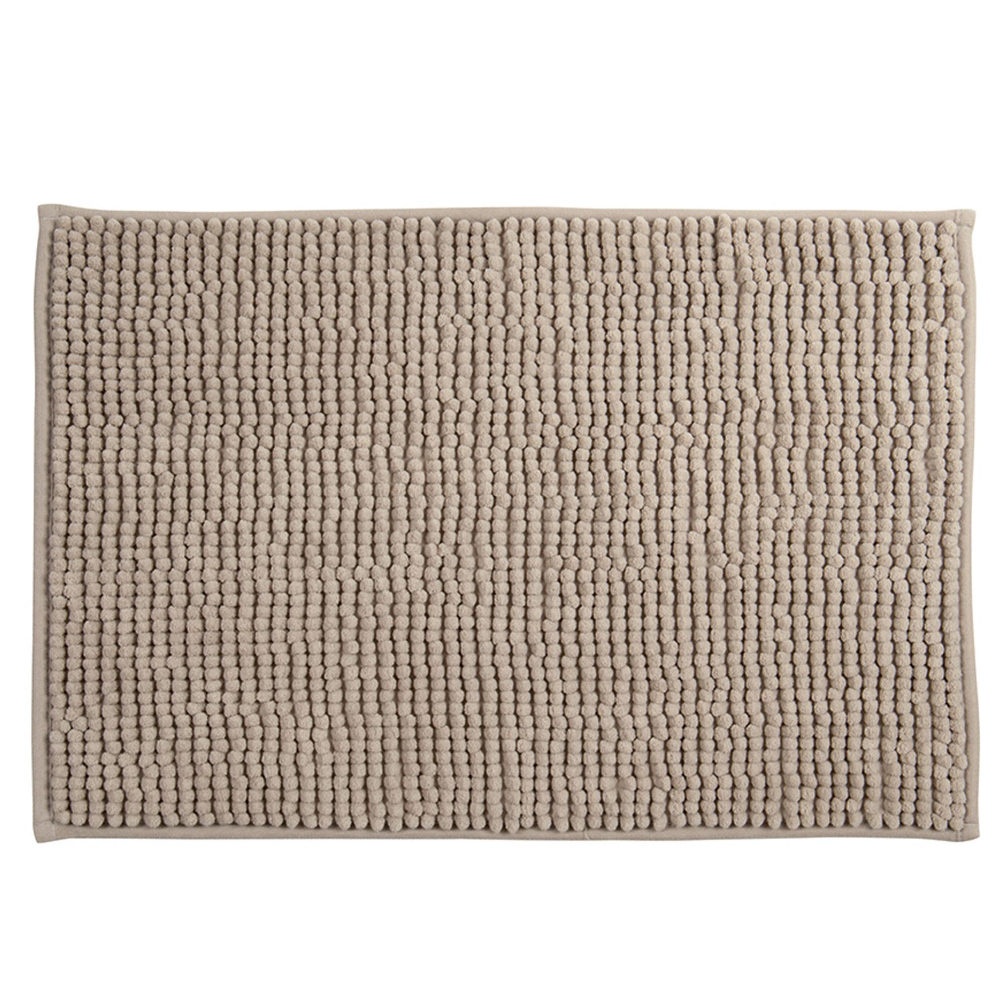 MSV - Tappetino da bagno in microfibra Pebble - Maggiore sicurezza - Fondo antiscivolo - Uso in bagno - Pubblico di destinazione: bambini e anziani - 40 x 60 cm - Rosso