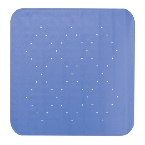 Tapis Antidérapant Fond De Baignoire / Douche - Caoutchouc Naturel 36x76 Cm Bleu Ciel