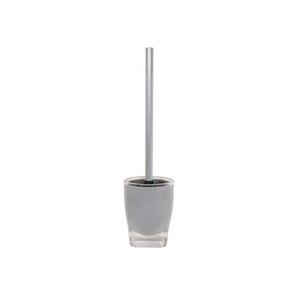 Brosse WC Avec Support MSV UNNA - Gris Anthracite, Acier Inoxydable/ABS, Design Fermé Hygiénique