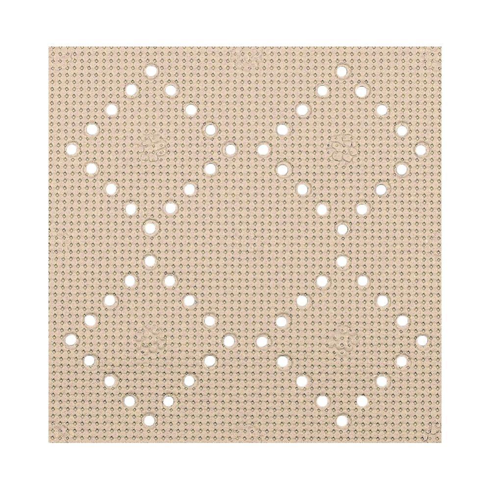 Tampon de douche Spirella "Alaska" par PVC en couleur marron 71 x 36 cm