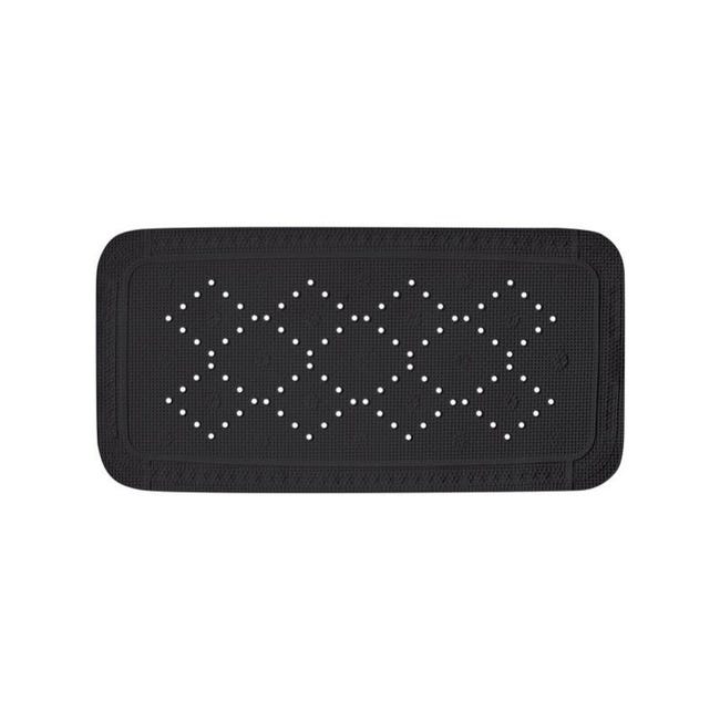 Coussin De Baignoire Spirella Alaska PVC 32x23cm Noir - Confort Et Antidérapant