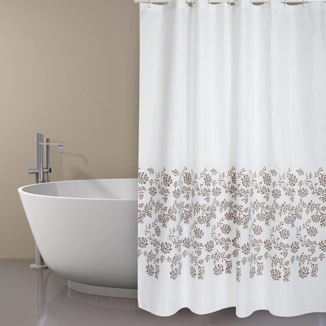 cortina ducha tela hojas 180 x 200 cm. cortina baño, cortina tela  impermeable con anillas