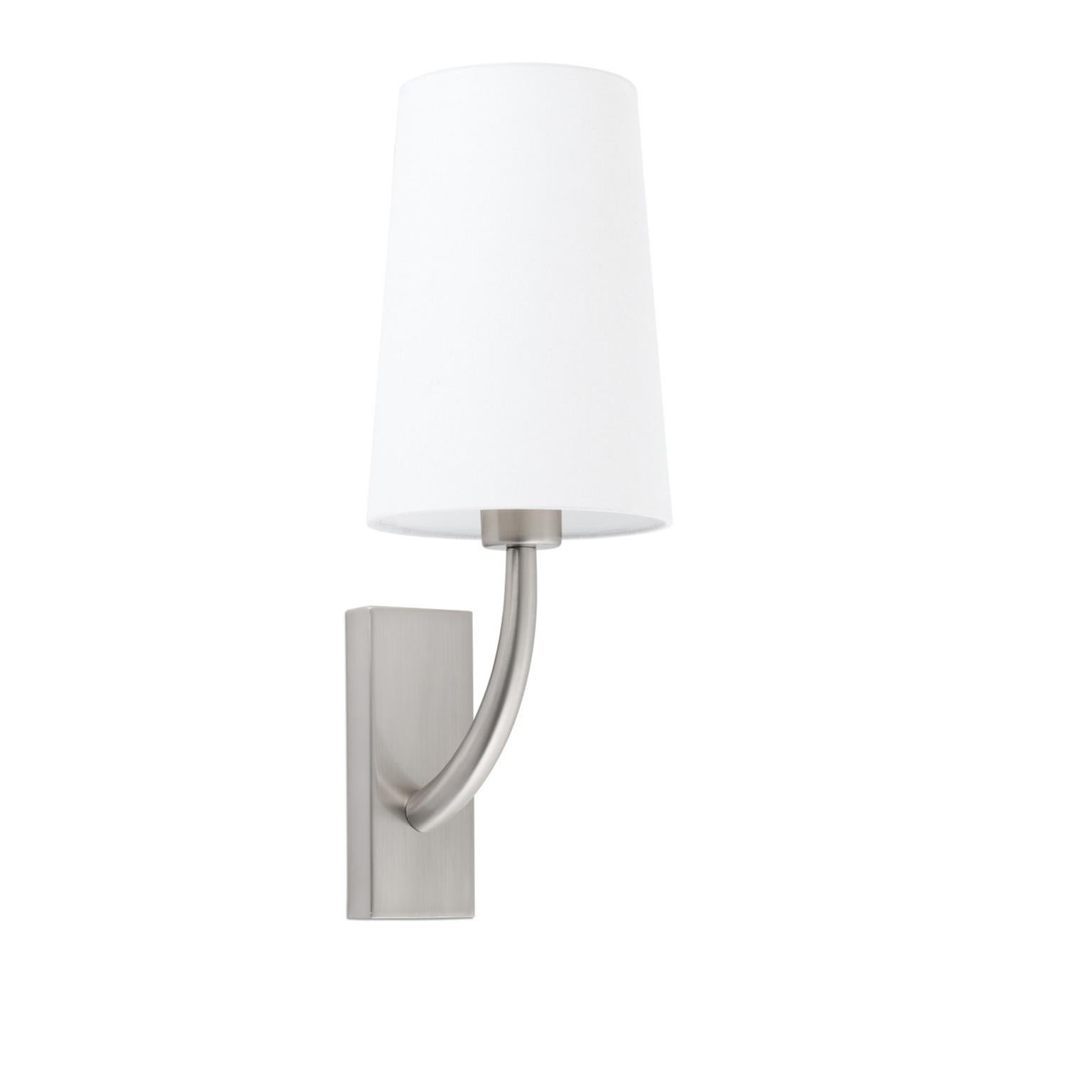 Faretto Da Parete LED Reality Leuchten Roubaix - 4W 400Lm - Nichel Opaco E Bianco - Orientabile - 4