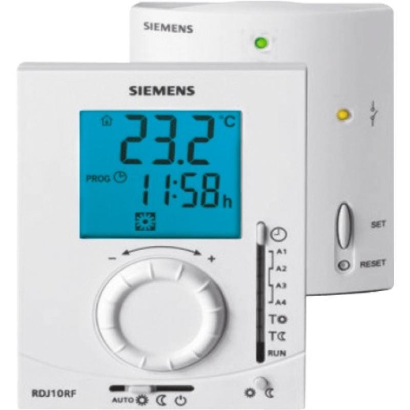 SIEMENS Thermostat D'ambiance Programmable Journalier Sans Fil + 1  Récepteur - DiscountElec