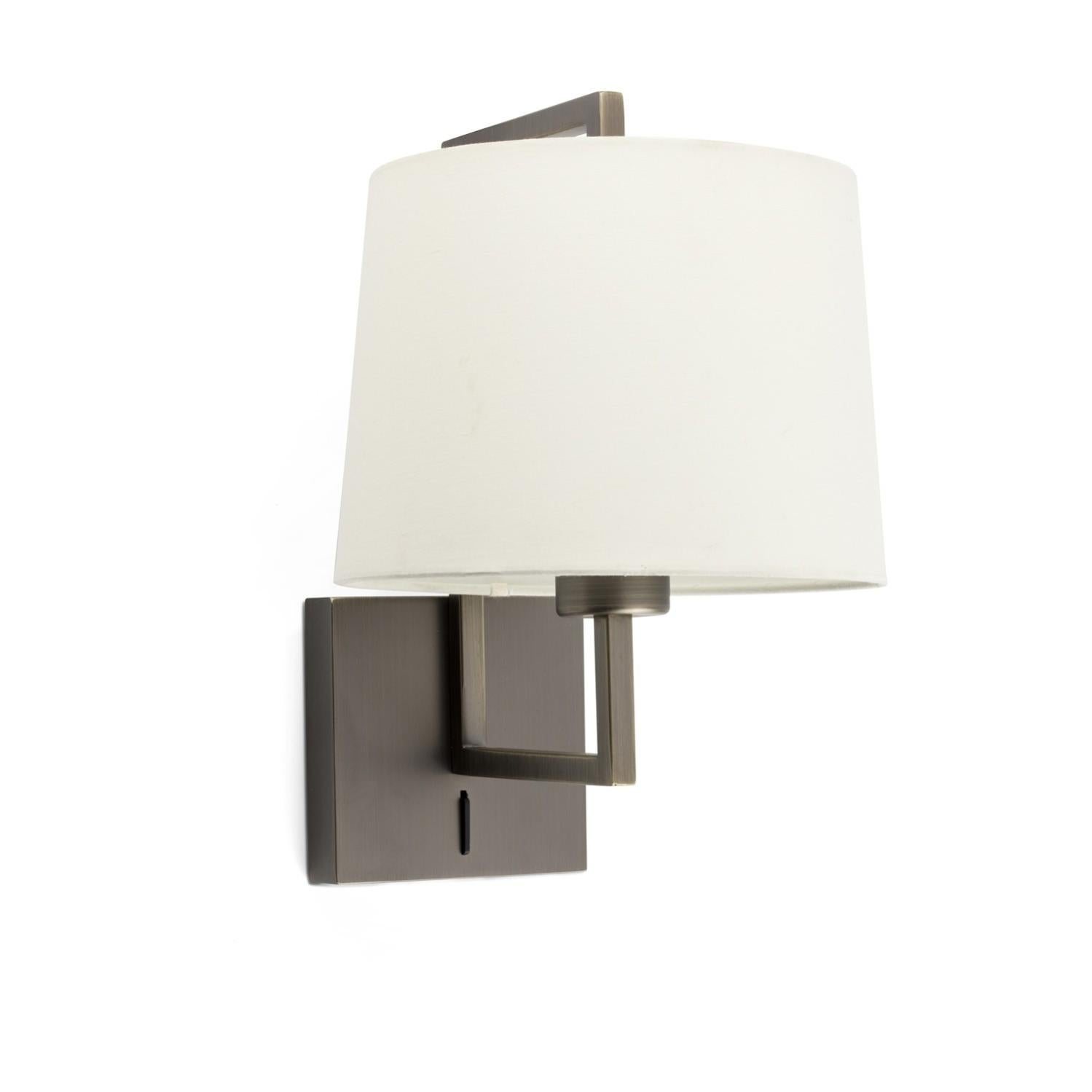 Faro Barcelona 62152 TEN 70 - Lampada Da Parete Design, Colore Oro Vecchio, Attacco E27