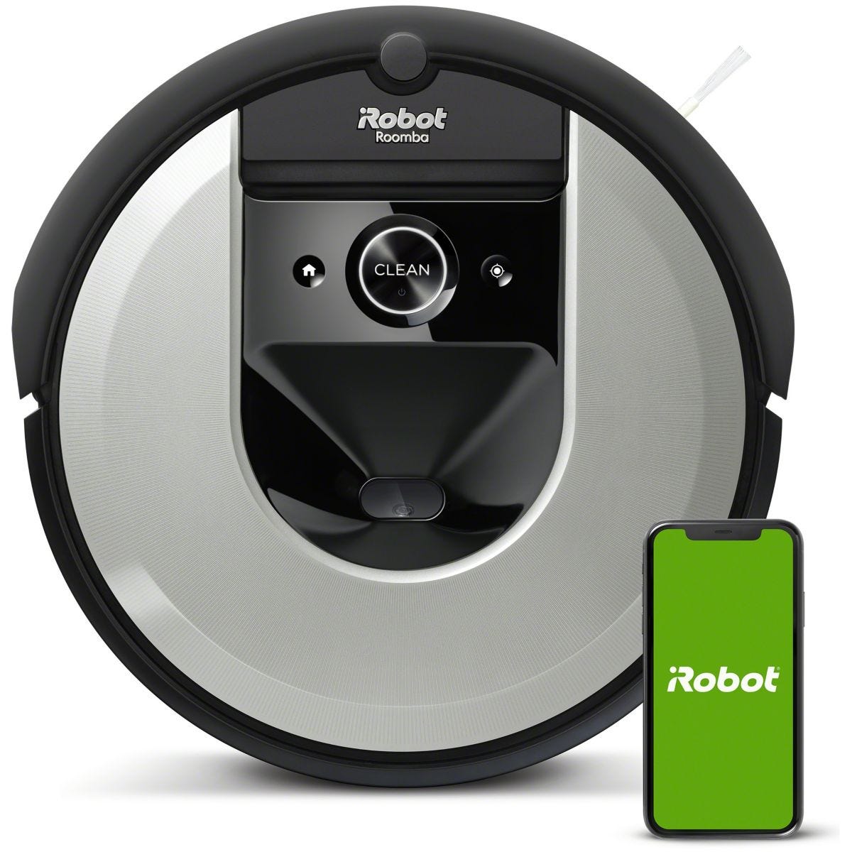 Aspirapolvere robot IROBOT collegato ROOMBA i7156