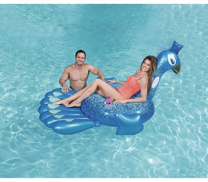 Bestway 41101 Bouée gonflable géante en forme de Paon royal BESTWAY 198 x 164 cm 