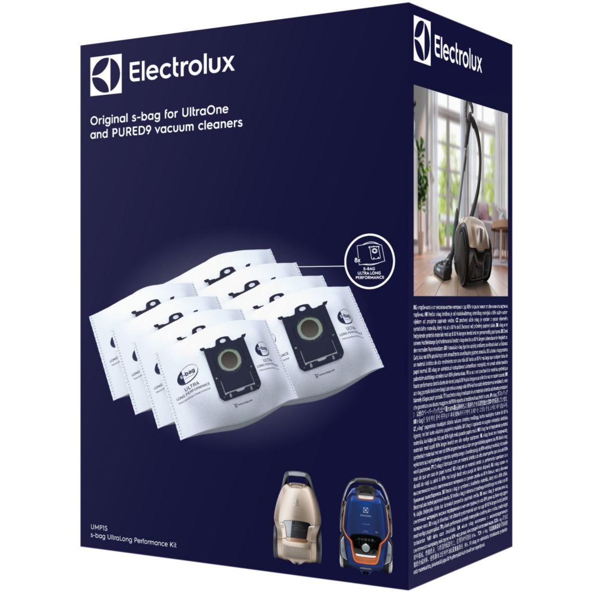 5 sacs s-bag classic aspirateur ELECTROLUX ULTRA ONE