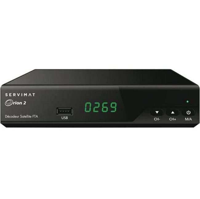 STRONG - Décodeur Satellite - Compatible 64 Satellites - Résolution HD - Port USB pour Mise à STRONG - Décodeur Satellite - Compatible 64 Satellites - Résolution HD - Port USB pour Mise à