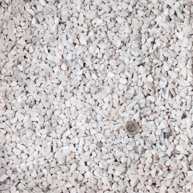 Galets Decoratif Jardin Exterieur Gravier Marbre Blanc Decoratif