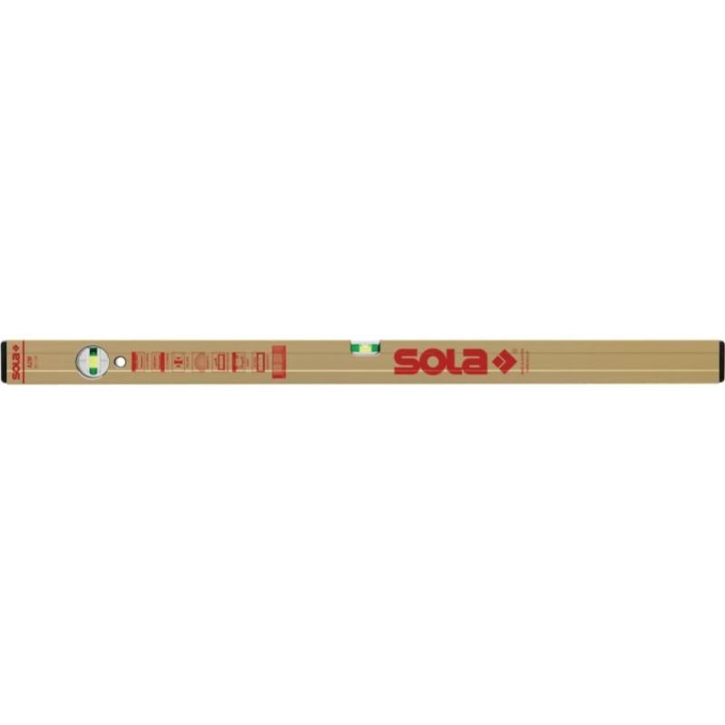 SOLA Big RedM 200 Livella Magnetica 200 Cm, Magneti Al Neodimio, Libellule Focus, Precisione 0,30 Mm/m - 2