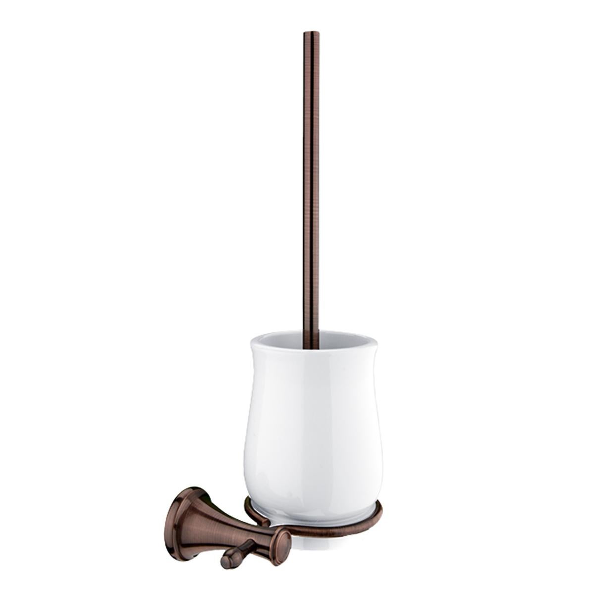 Suitedget 1 Set Scopino Usa e Getta per WC Scopino WC Usa e Getta Toilet Brush Pulisci Water Pulisci WC Testa di Spazzola WC Sostituibile con Detergente per Pulizia del Bagno in Case e Hotel