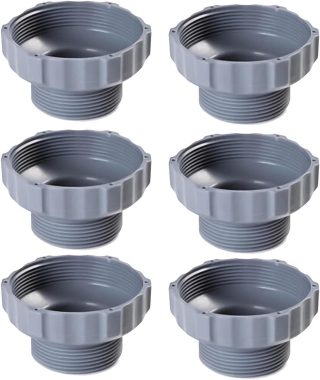 Confezione da 6 adattatori per tubi di aspirazione per piscina per raccordi a parete Intex 11239 adattatori per tubi di ricambio