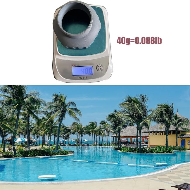 Tuyau d'aspirateur pour piscine 10 m + 2 adaptateurs Ø 32 mm