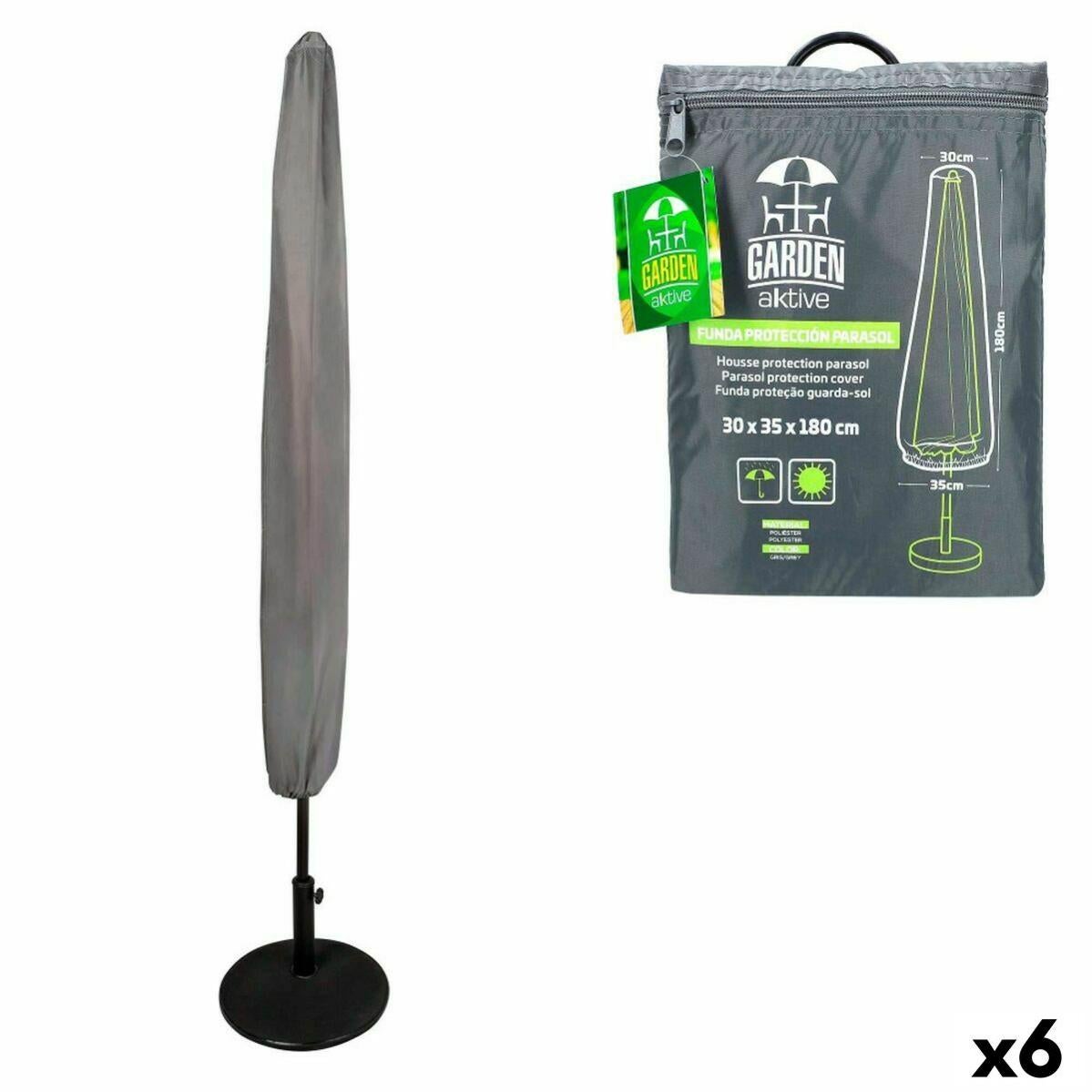 Ombrellone a braccio, quadrato, dimensioni: 3x3m - Hardelot, dimensioni