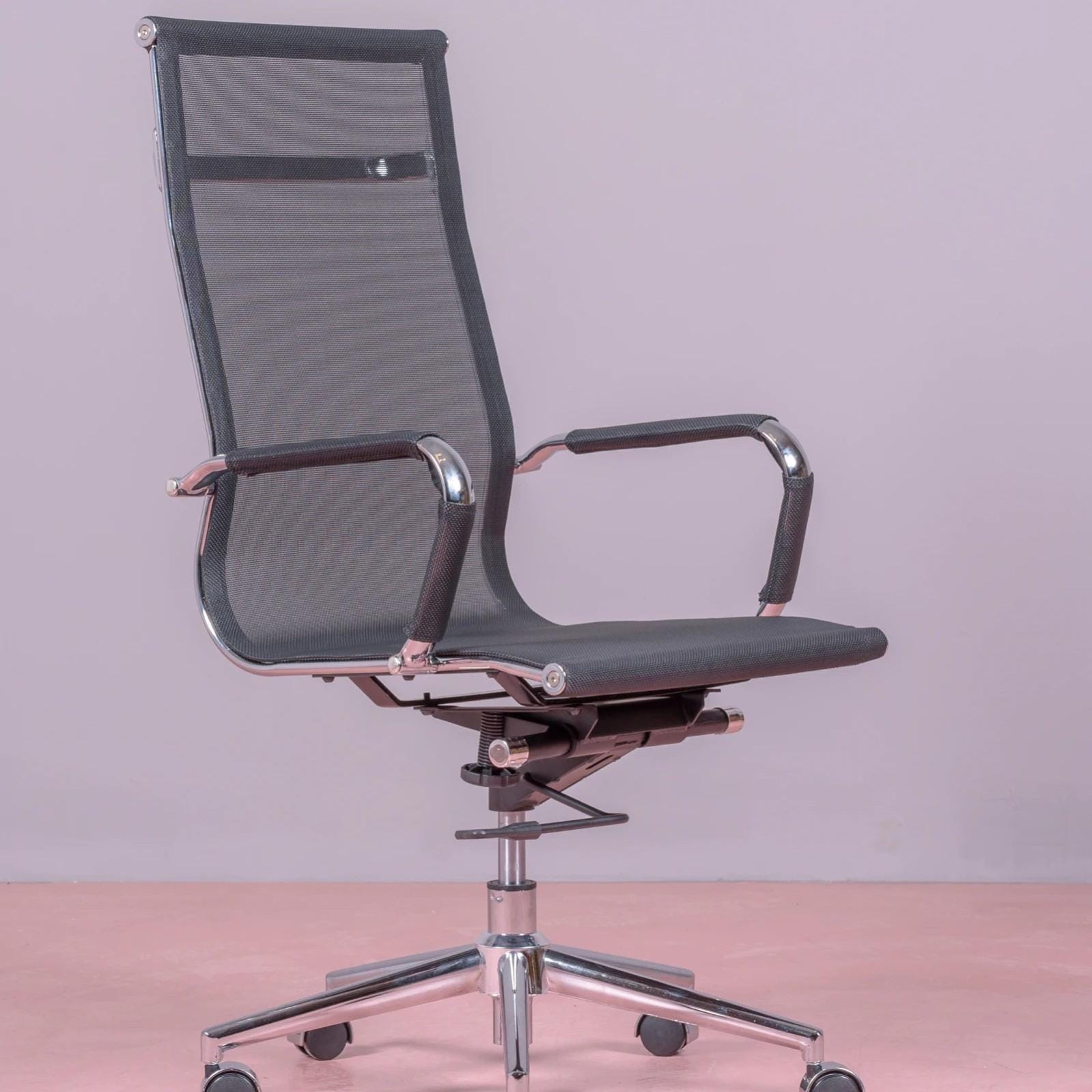 Coprisedia Ufficio Faderr In Tessuto Elastico - Antiscivolo E Traspirante, Colore Nero - Foto 9