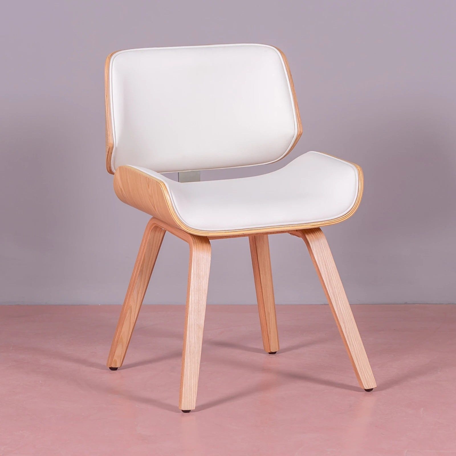 Chaise en bois Nordic Plywood - Chaises en similicuir