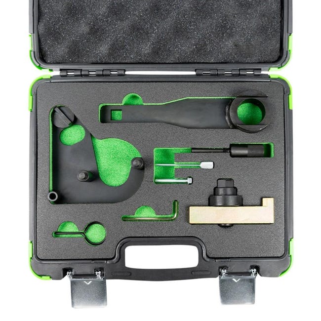 CASTEX Kit de Calage Moteur Kit D'outils de Calage Kit d'outils Compatible  avec Renault Nissan Opel 1.6, 2.0 - Made in EU