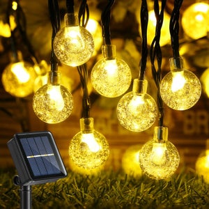 JARDIDECO Guirlande lumineuse guinguette solaire électrique LED 5