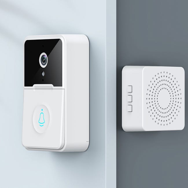 Interphone caméra vidéo sans fil maison intelligente WiFi avec vision  nocturne