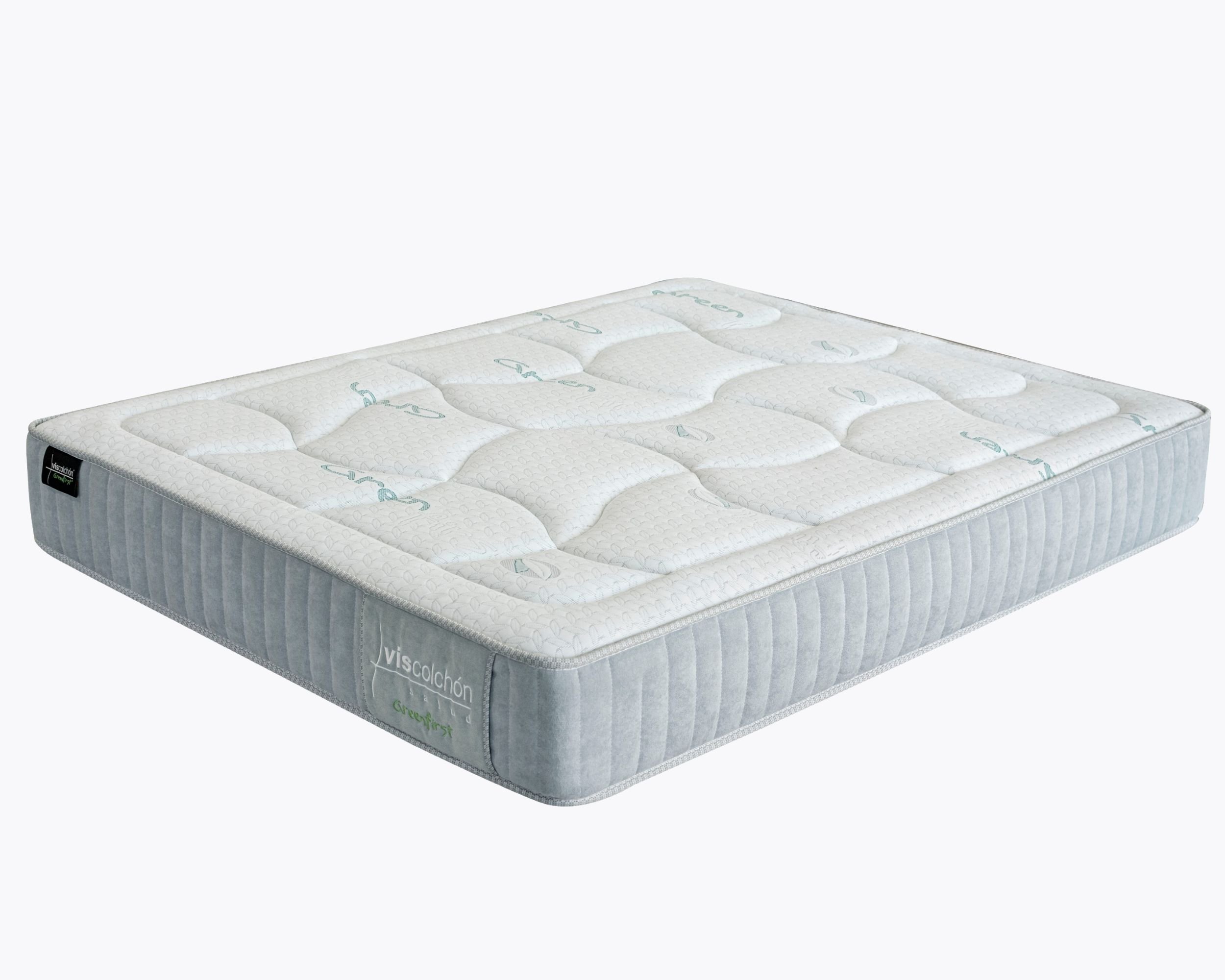 Viscolchón greenfirst   viscoelasticos con nucleo viscoair®   tejido 3d system   firmeza meda-alta   medida 135x180