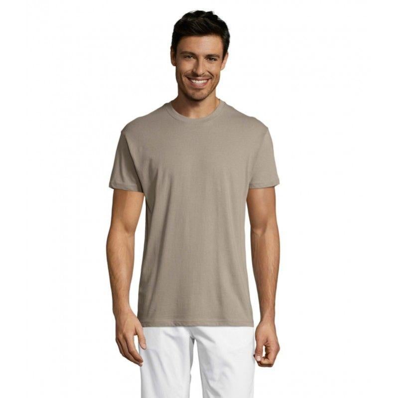 T-shirt Anine Bing Col Rond Graphique Gris – Coton Unisexe Occasion Parfait état