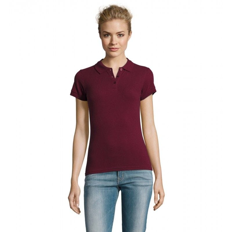 Polo bordeaux femme hotsell