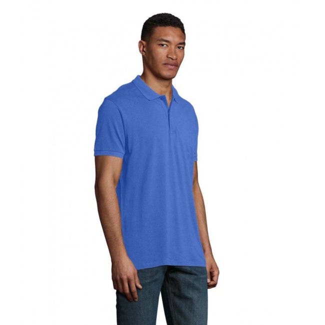 Polo bleu roi best sale homme
