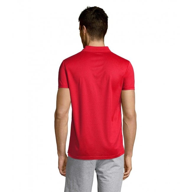 Sport Polo Homme Rouge