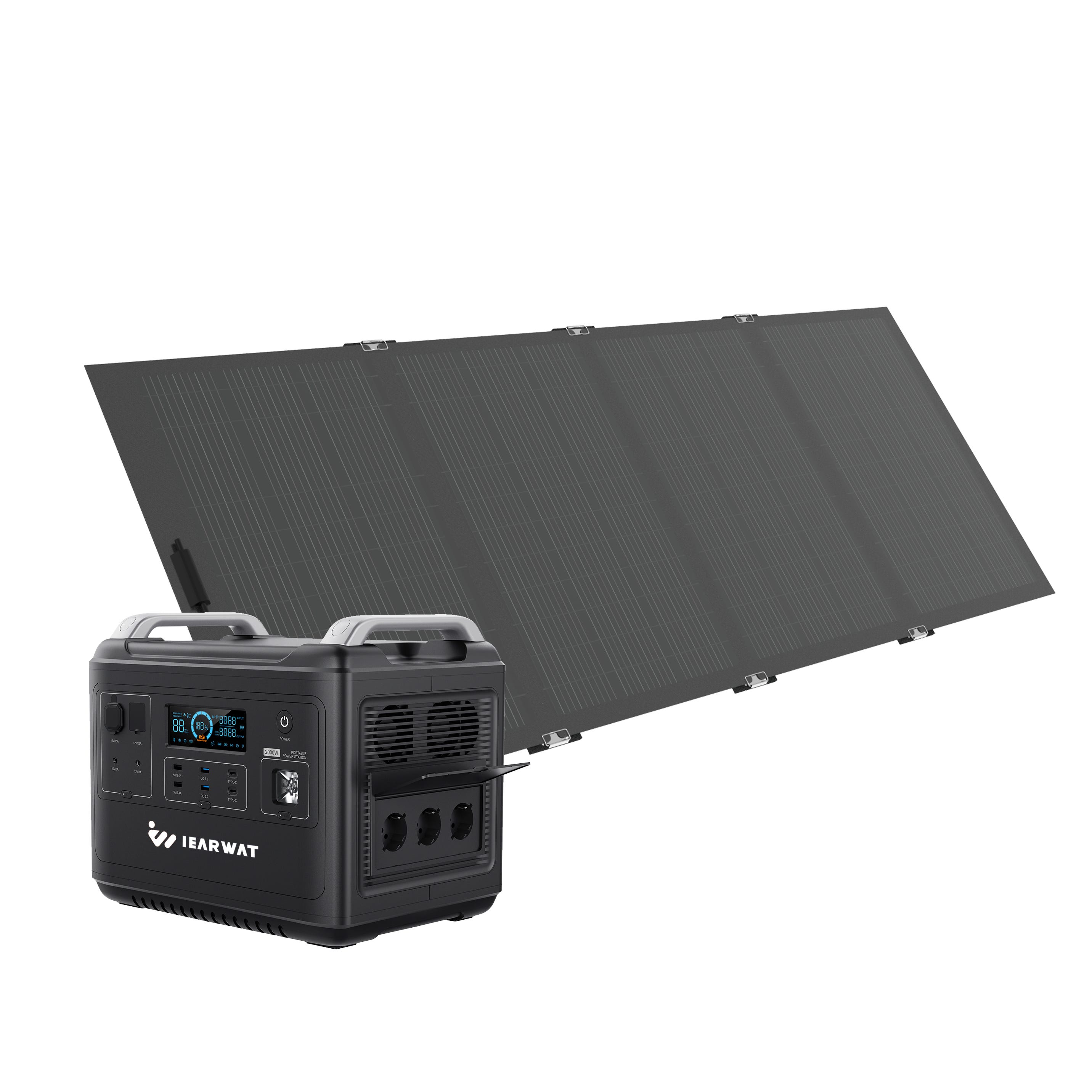 Moniteur de batterie solaire 0-200V 0-100A voltmètre ampèremètre voiture  camping