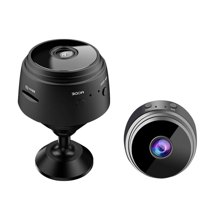 Mini Caméra Wifi Caméras avec Batterie Intégrée Sans Fil HD 1080p avec  Détection de Mouvement Vision Nocturne Sécurité
