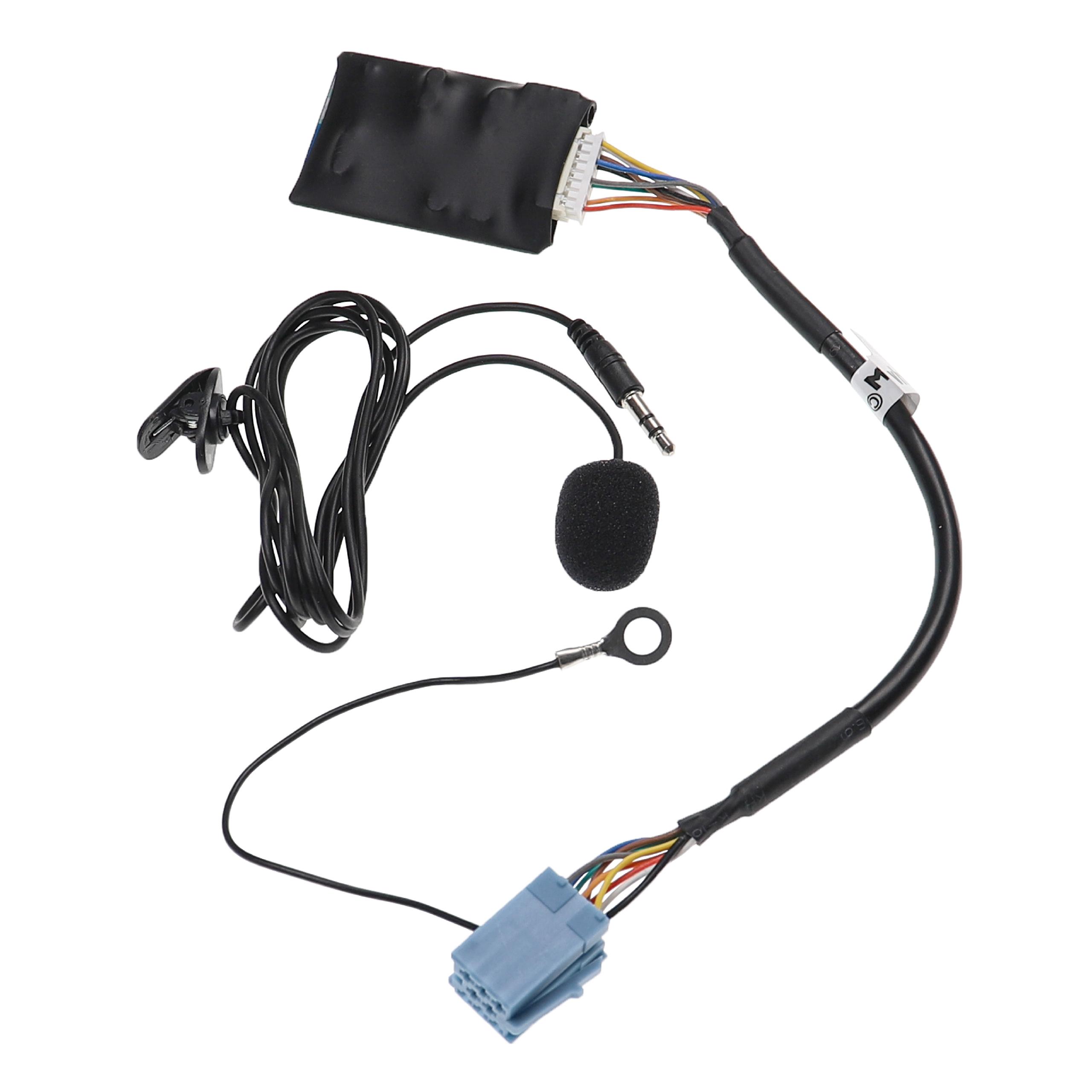 Vhbw Adaptateur Bluetooth autoradio compatible avec Seat Ahambra, Arosa,  Cordoba, Ibiza, Leon, Toledo, Vario - Microphone, câble jack + clip inclus